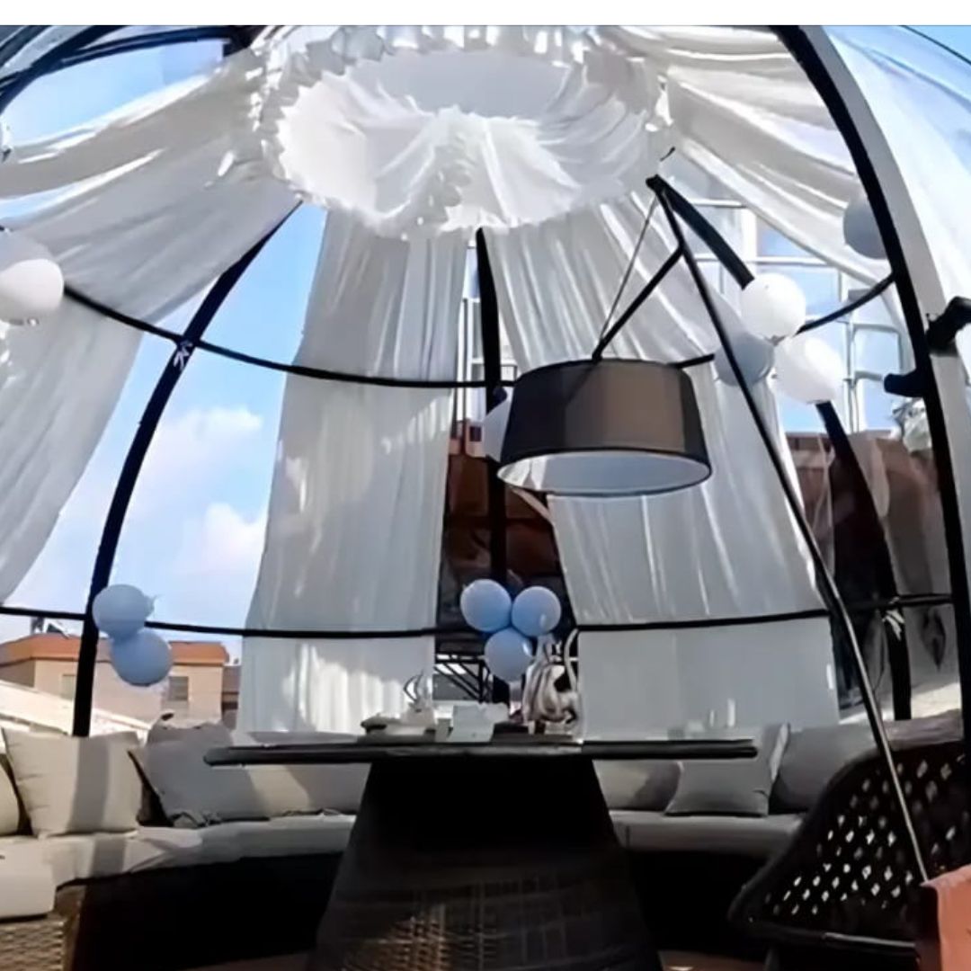 Sliding Door Dome House